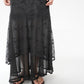 90s EURO Lace Design  Maxi Dress