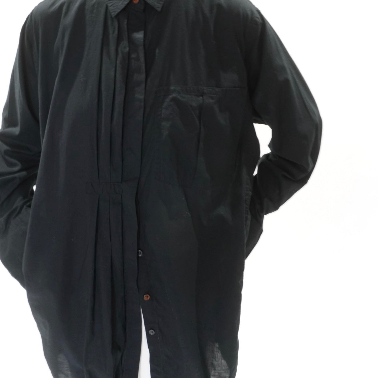 80s Pleated Desigh Shirt
