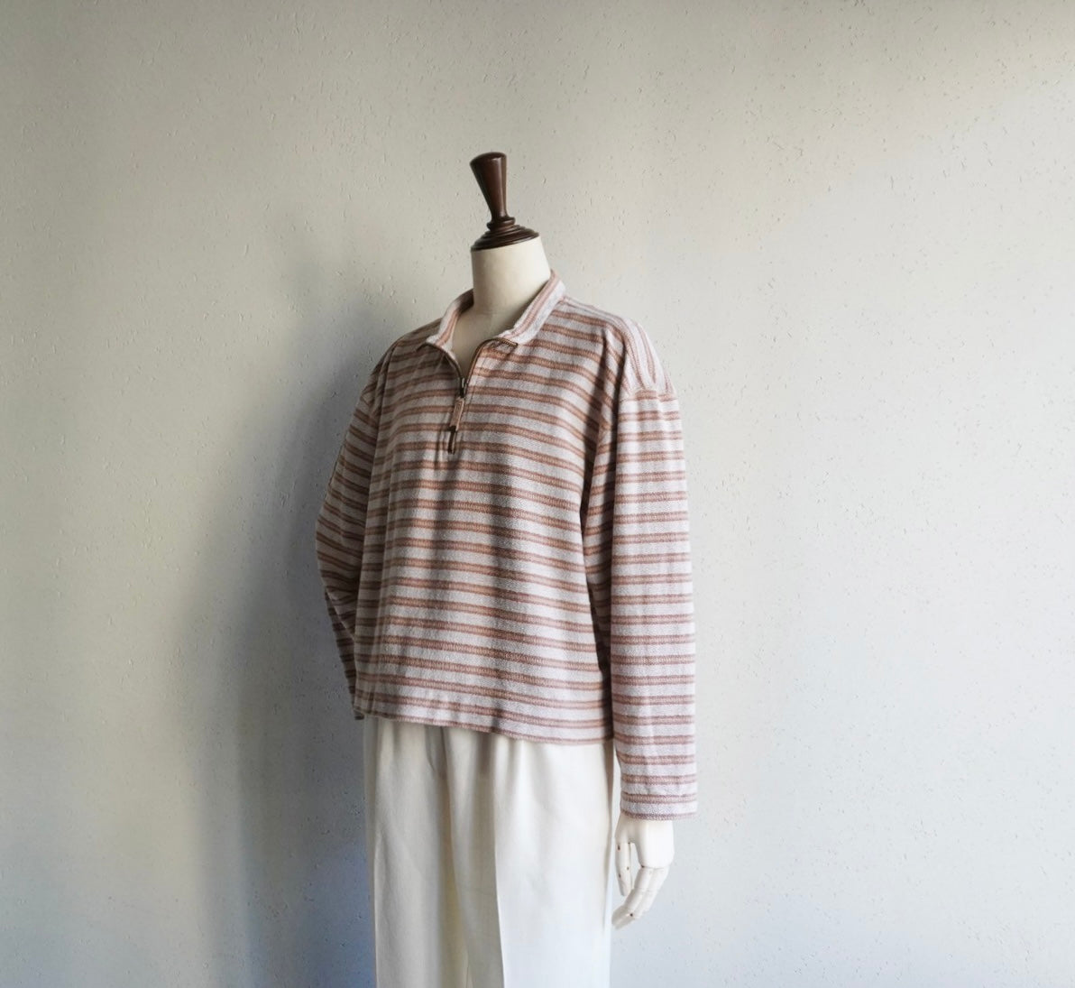 90s Striped Cotton Top