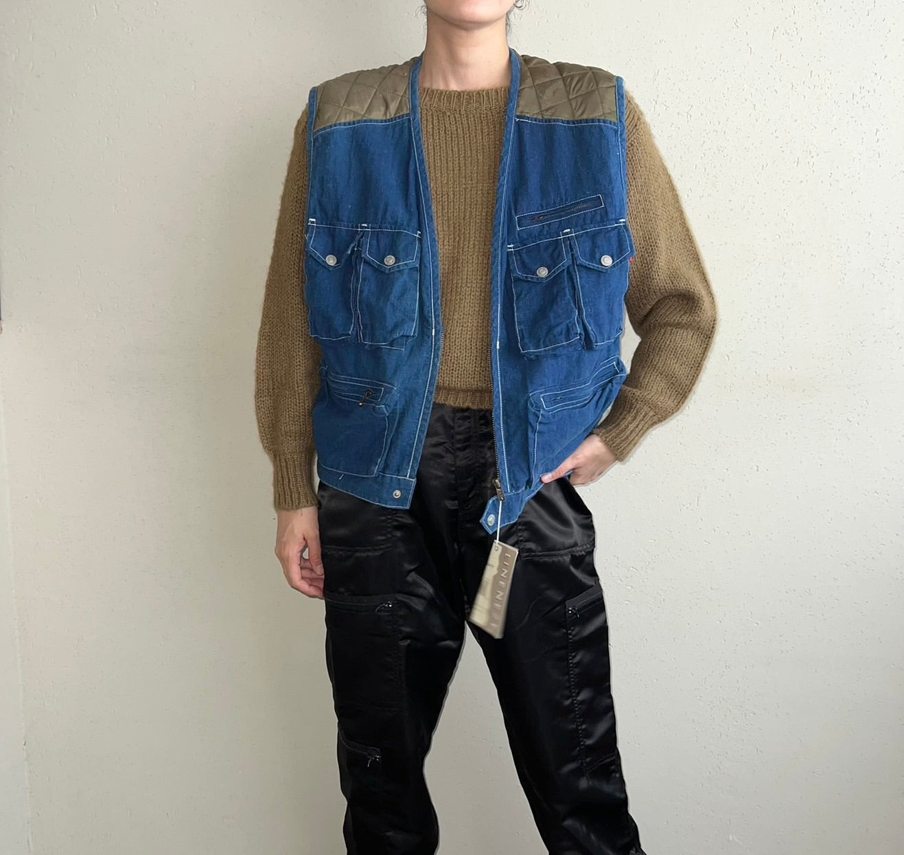 90s Denim Vest Dead Stock