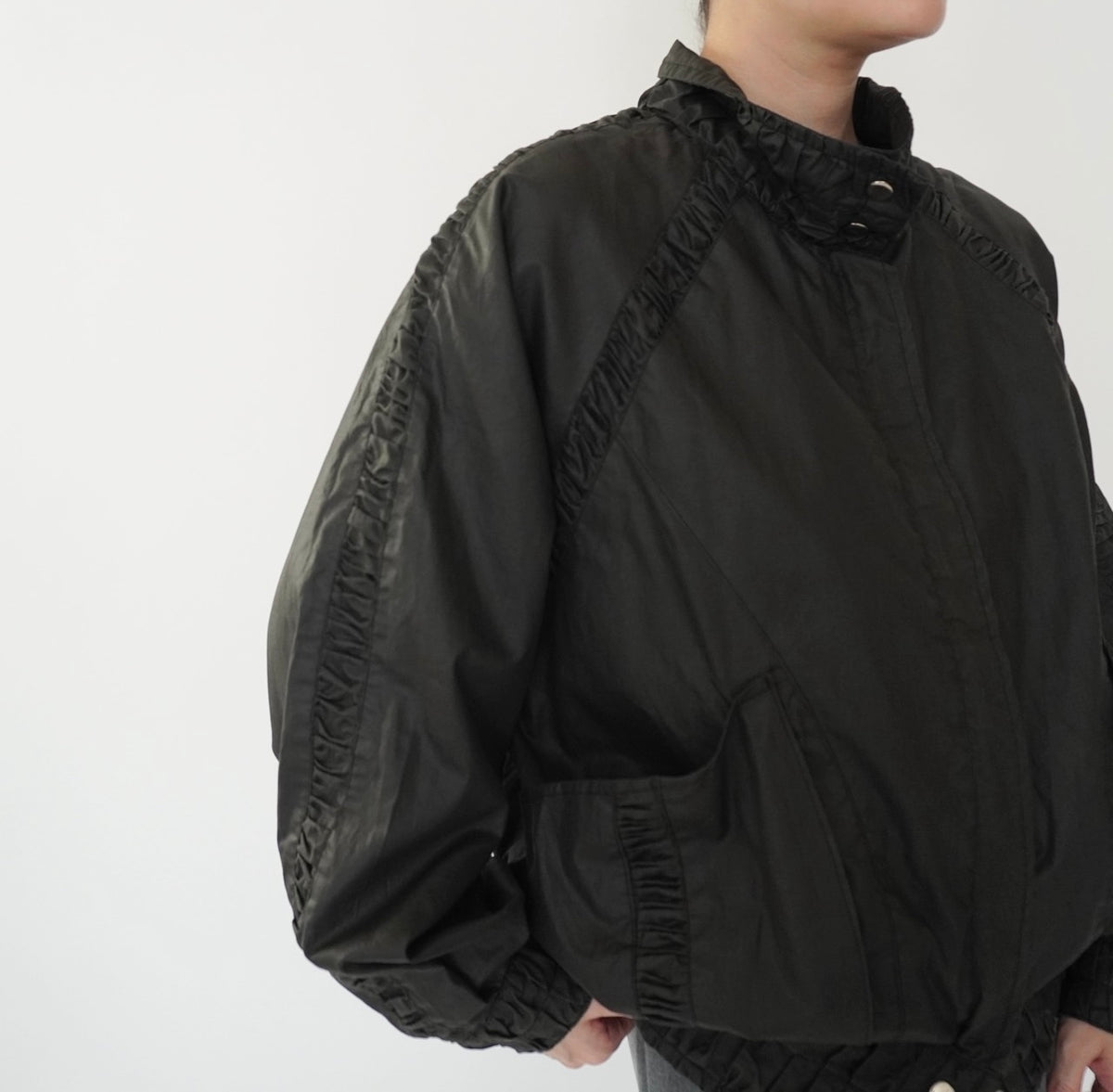 80s Design Black Jacket
