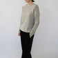90s Gray Striped Top