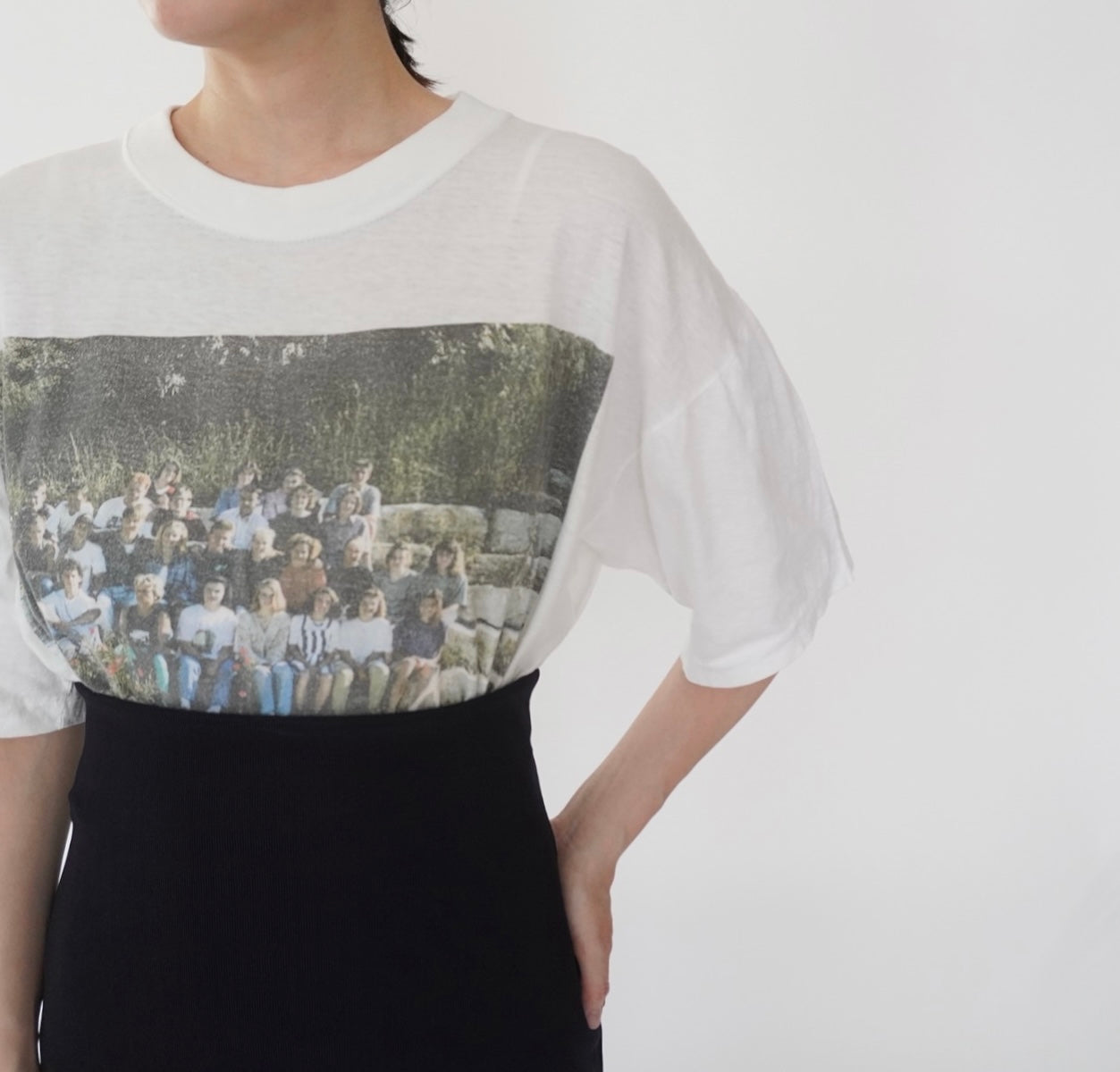 90s EURO Photo Printed T-shirt