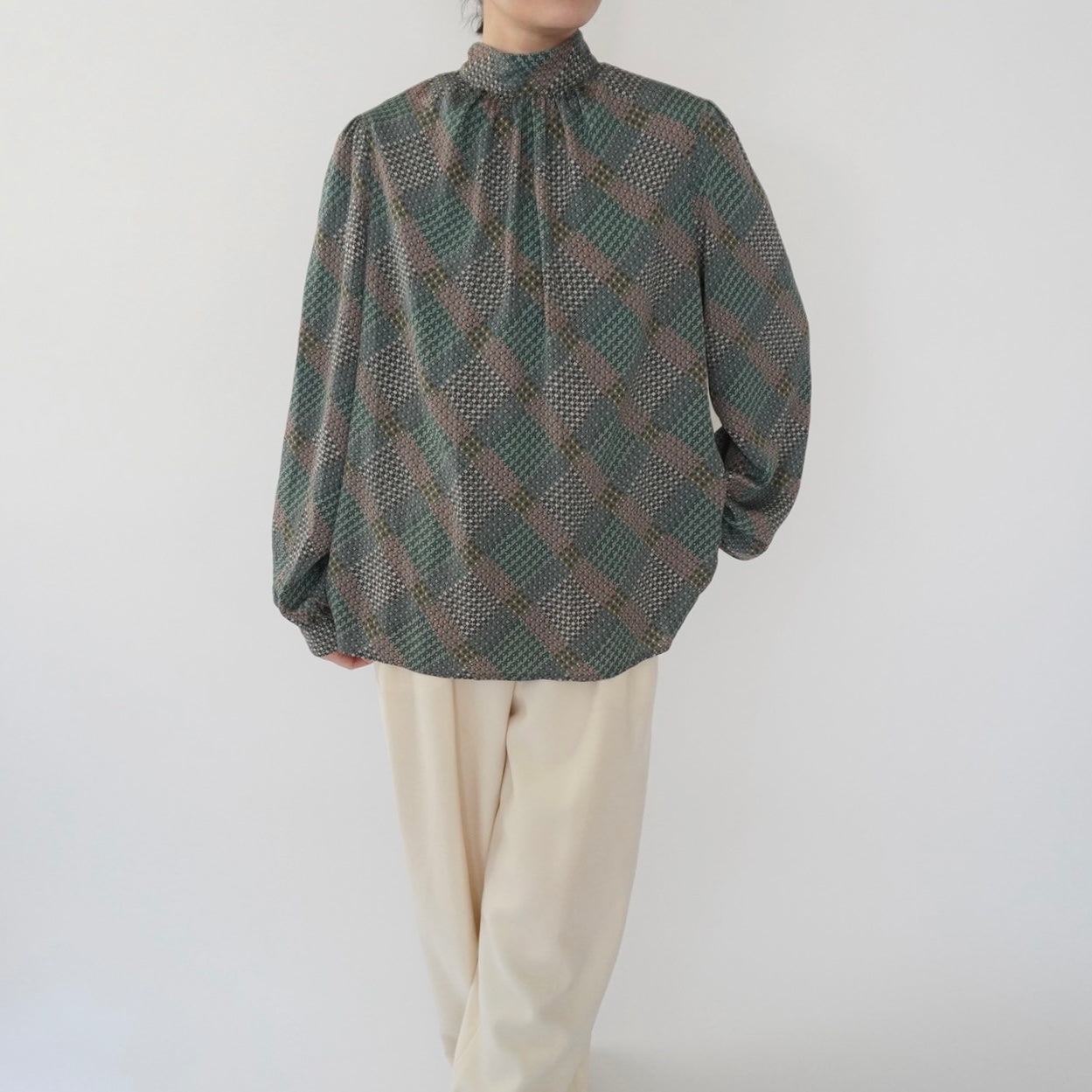 80s Pattern Blouse