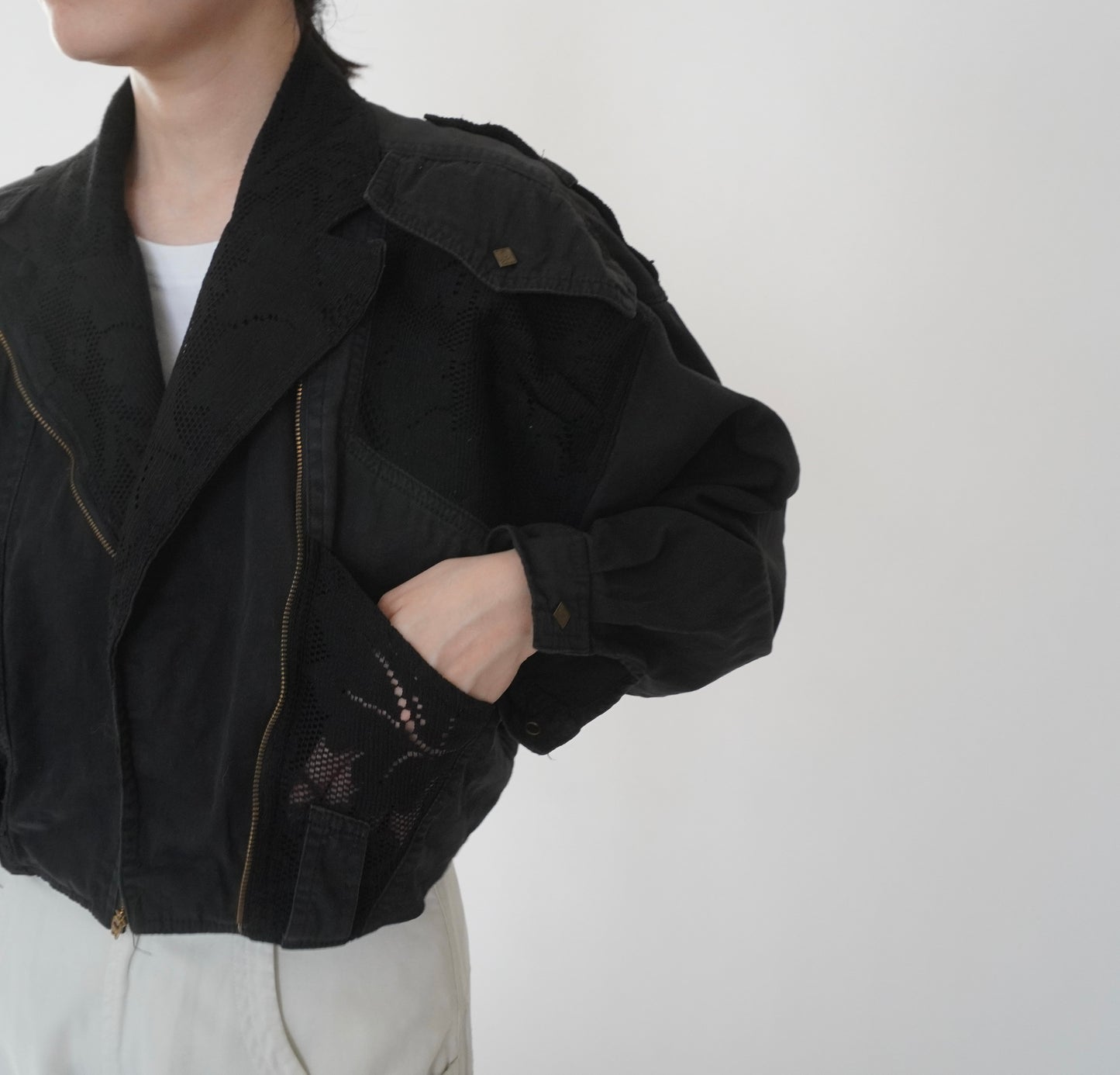 80s Lace Design Jacket