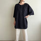 90s Oversized Linen Top