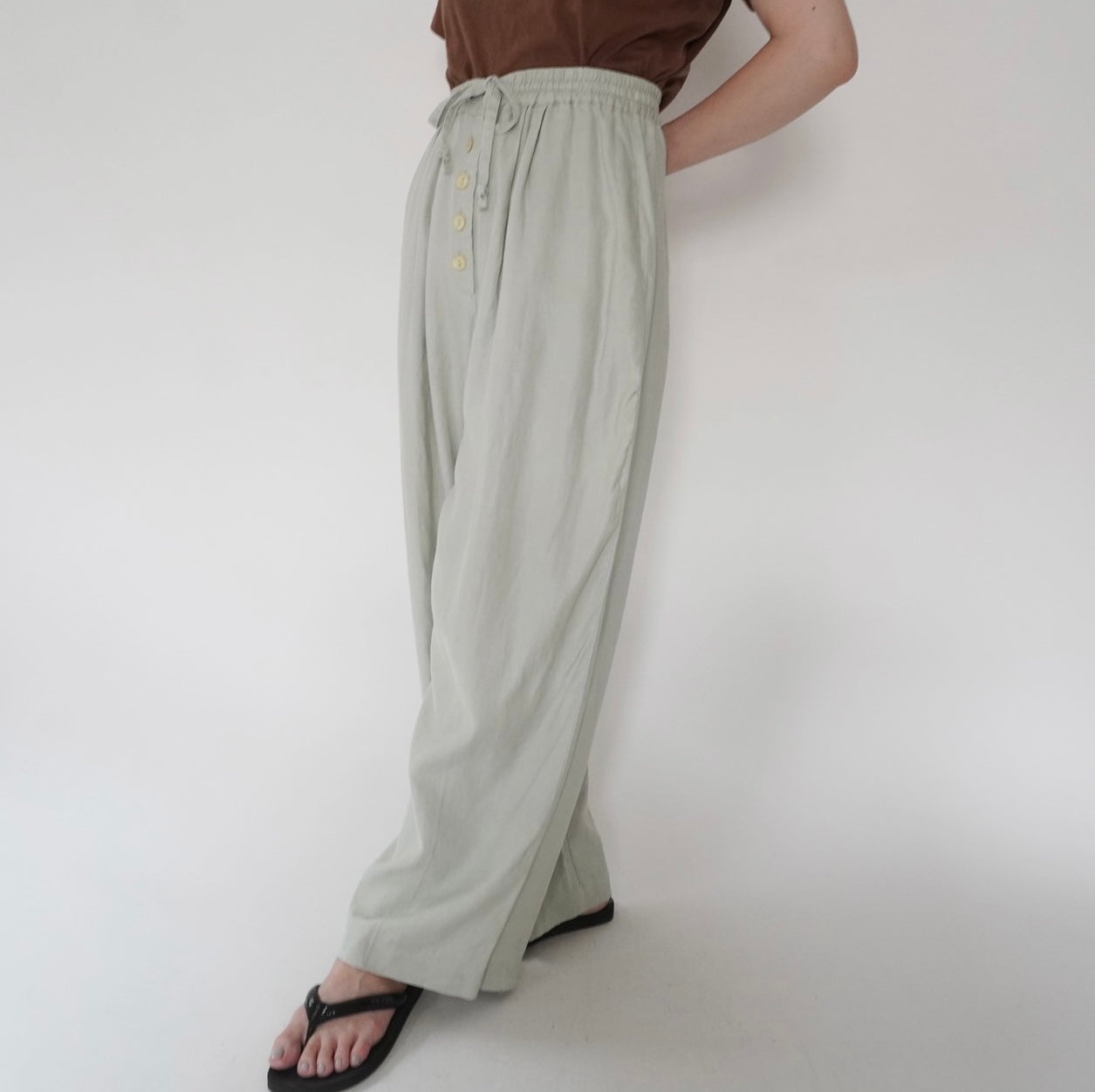 90s Sage Green Two-Piece Suit