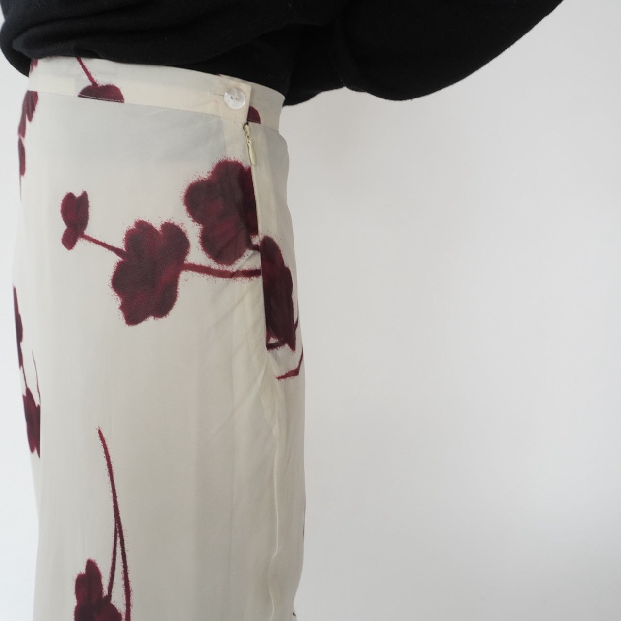 90s EURO Printed Skirt