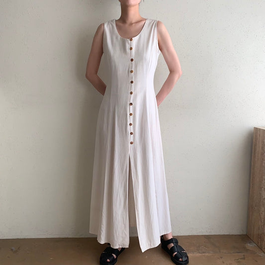 90s Back Lace up Dress Made in Italy