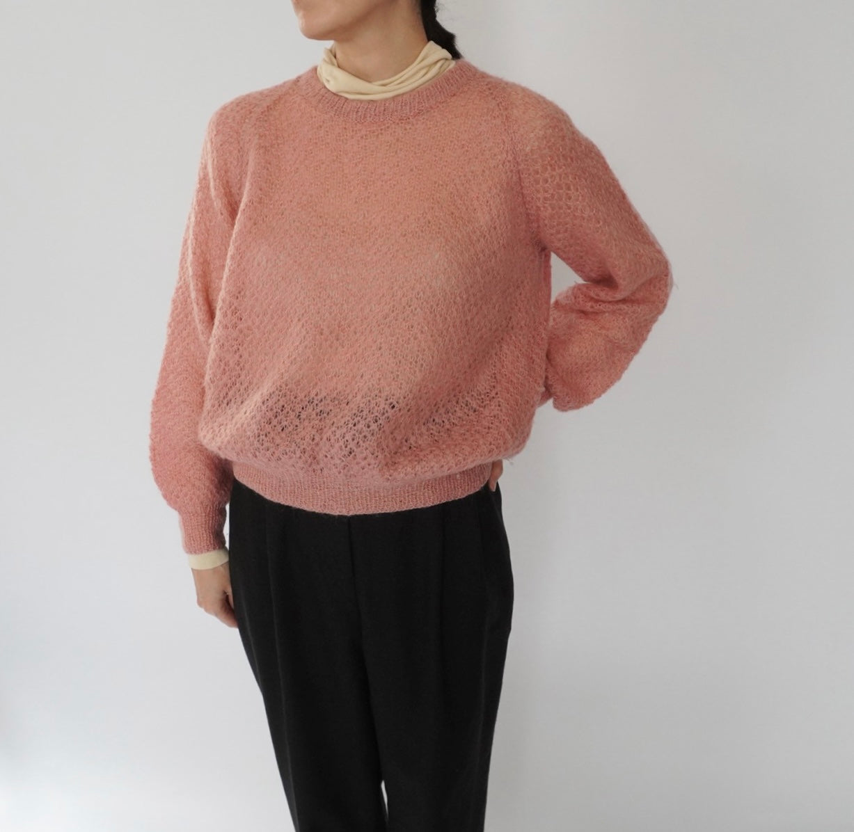 80s Pink Knit