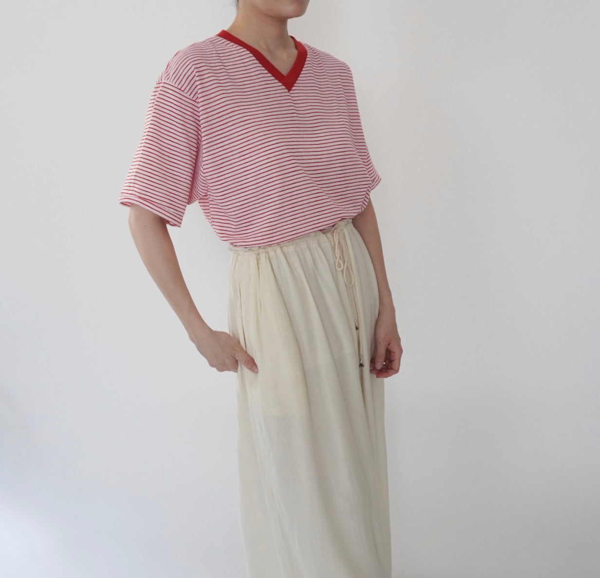 90s Striped T-Shirt Made in USA