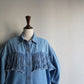 90s Fringe Design Denim Shirt Made in USA
