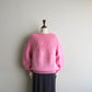80s Ribbed Design Knit