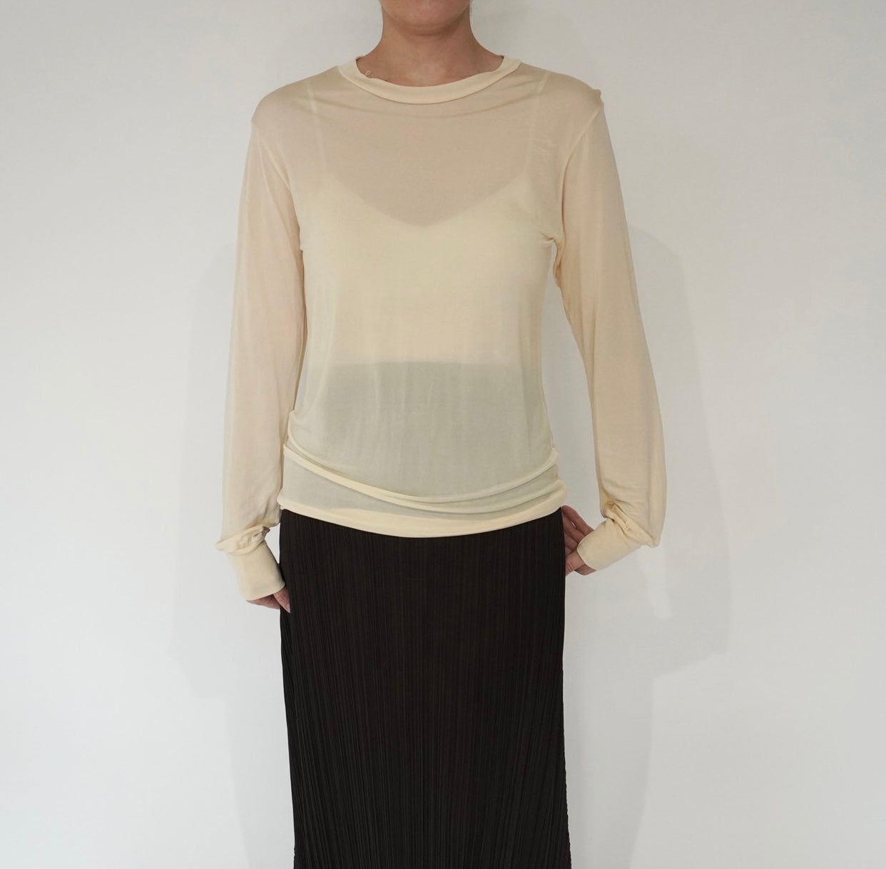 90s Sheer Silk Top
