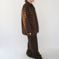 90s Velour Quilted Jacket Made in Italy