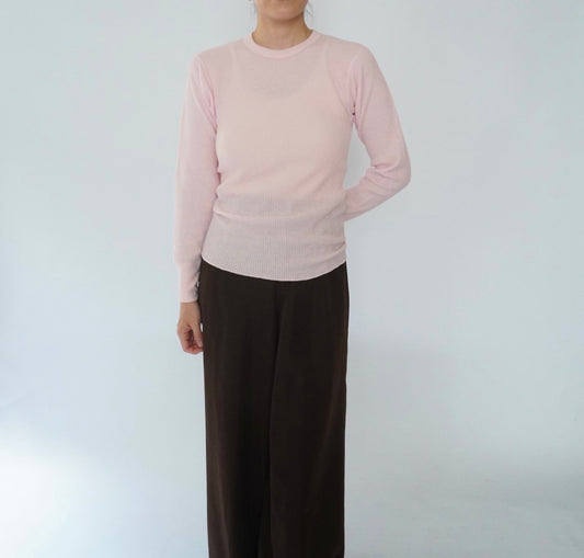 90s Light Pink Thermal Made in USA