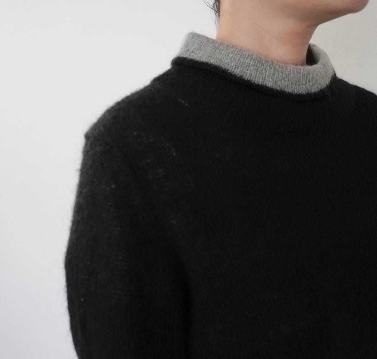 90s Black×Gray Knit