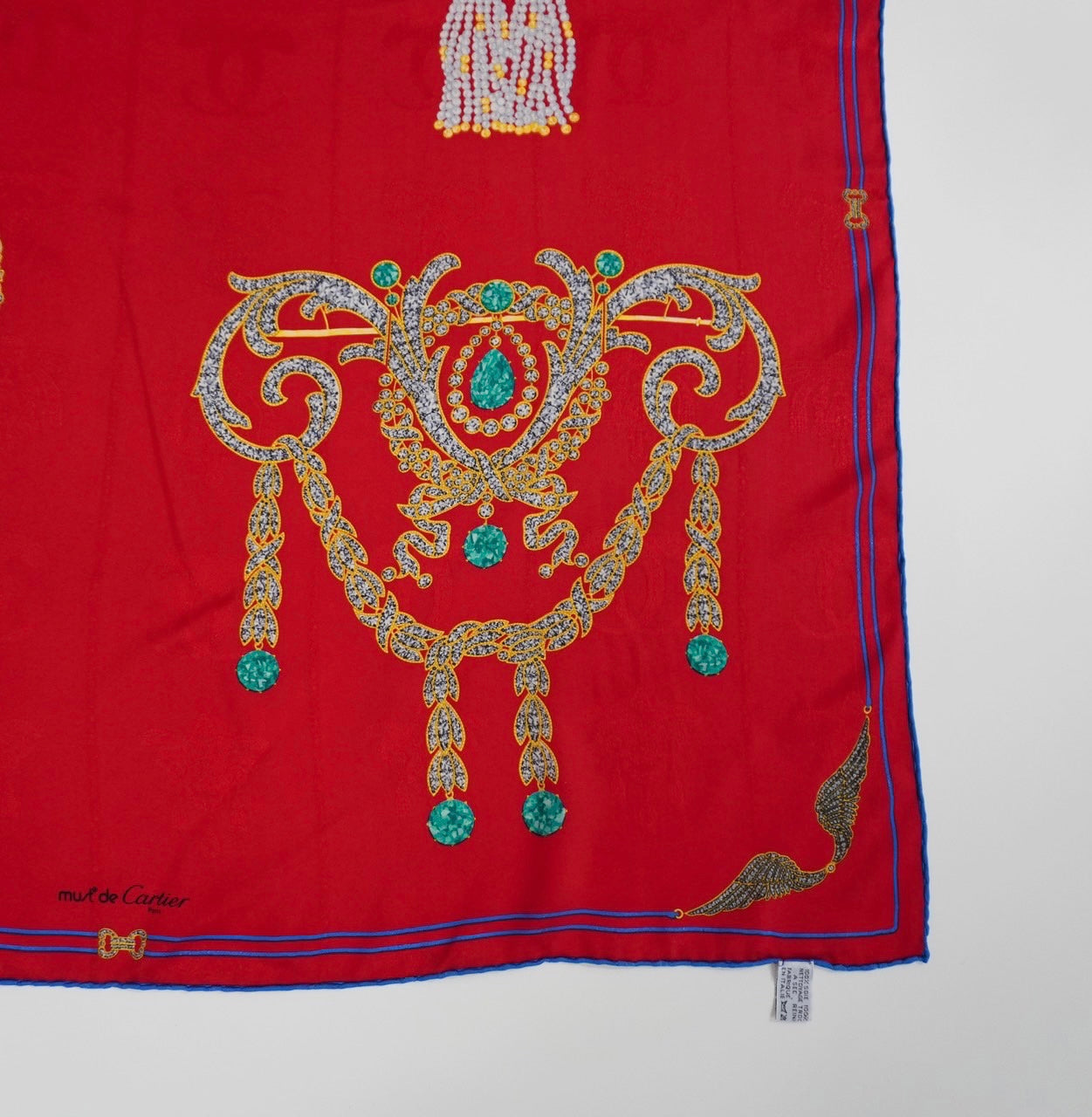 "Cartier" Silk Scarf Made in Italy