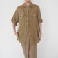 90s Design Linen Shirt Made in Italy