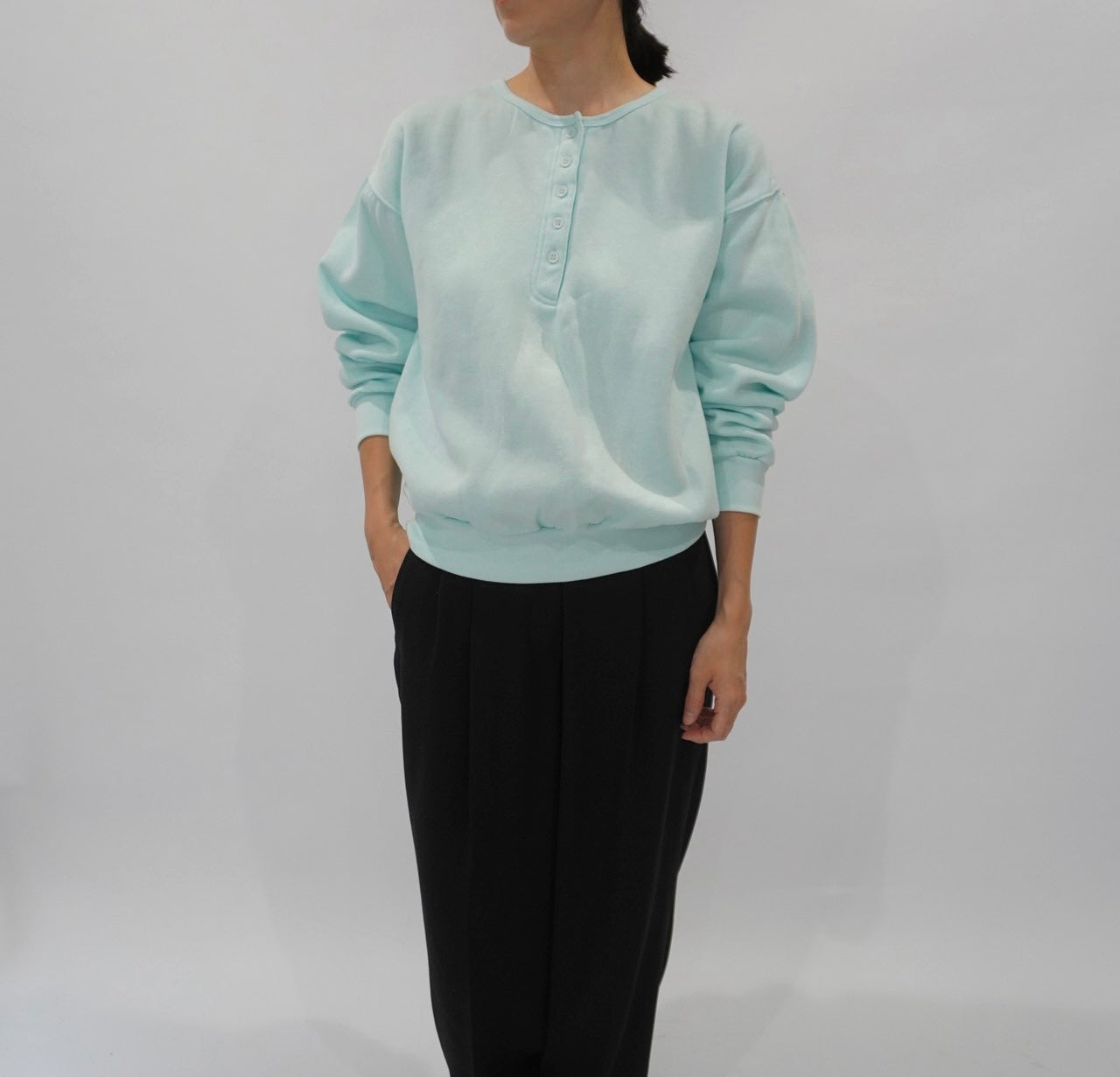 90s Light Blue Sweater
