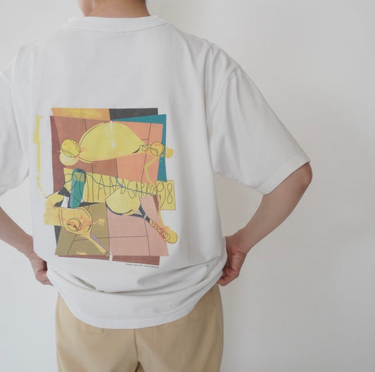 90s "Roland Garros"Printed T-shirt Made in France