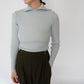 90s Design Ribbed Top Made in Italy
