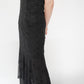 90s EURO Lace Design  Maxi Dress