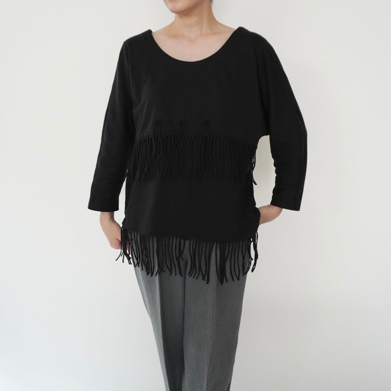 90s Fringe Top Made in USA