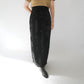 80s  Velour Maxi Skirt