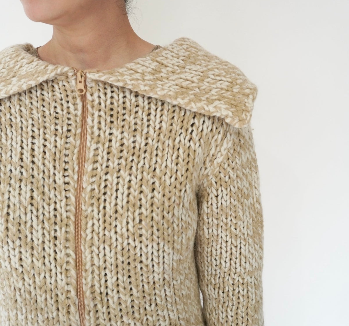 80s Double Zip Knit Made in Italy