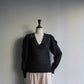 80s Black Design Knit