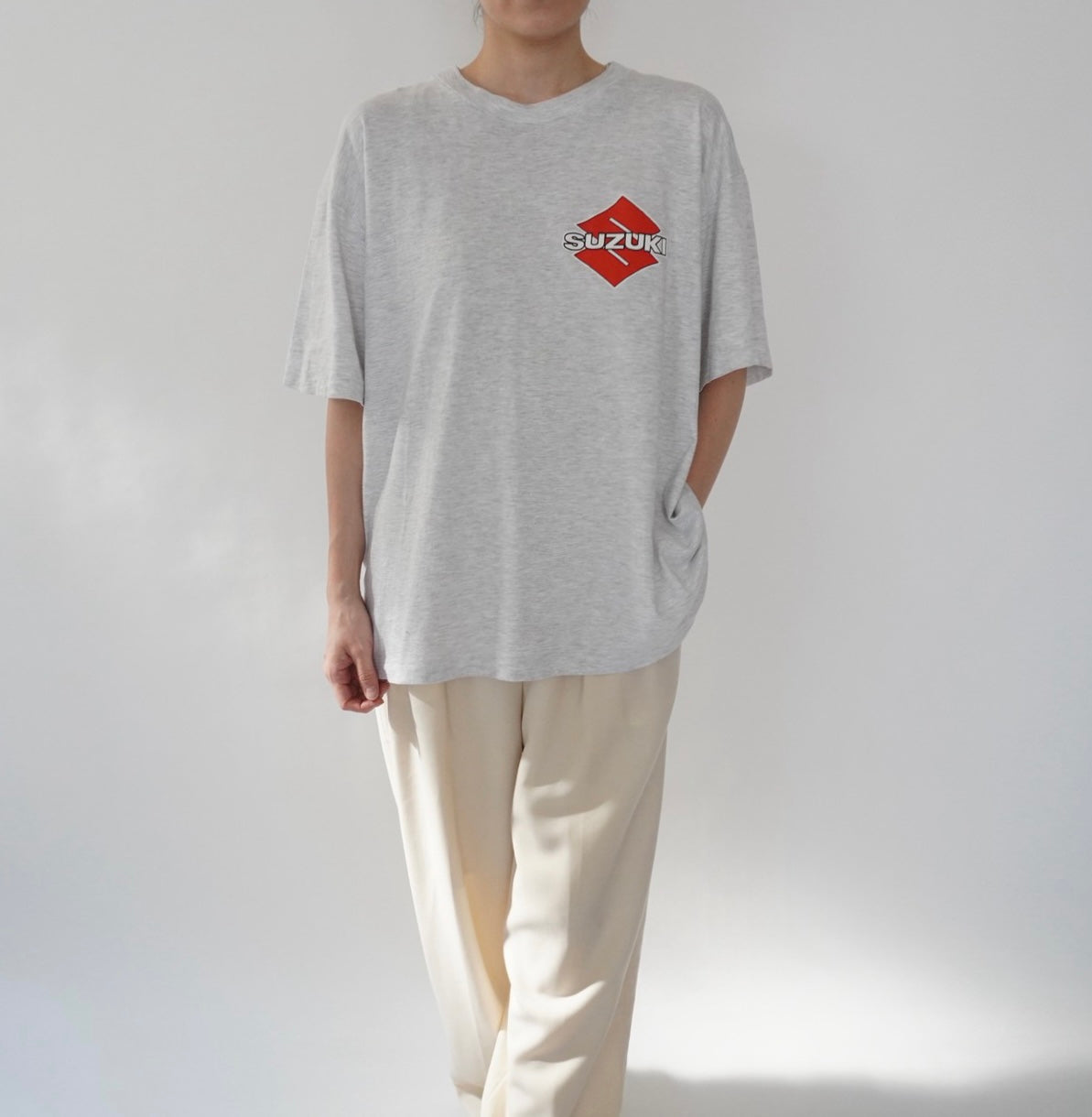 90s "SUZUKI" Printed T-shirt