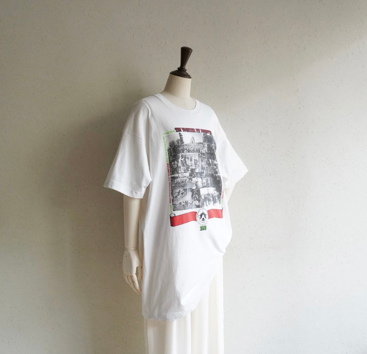 90s Photo Printed T-shirt Made in USA