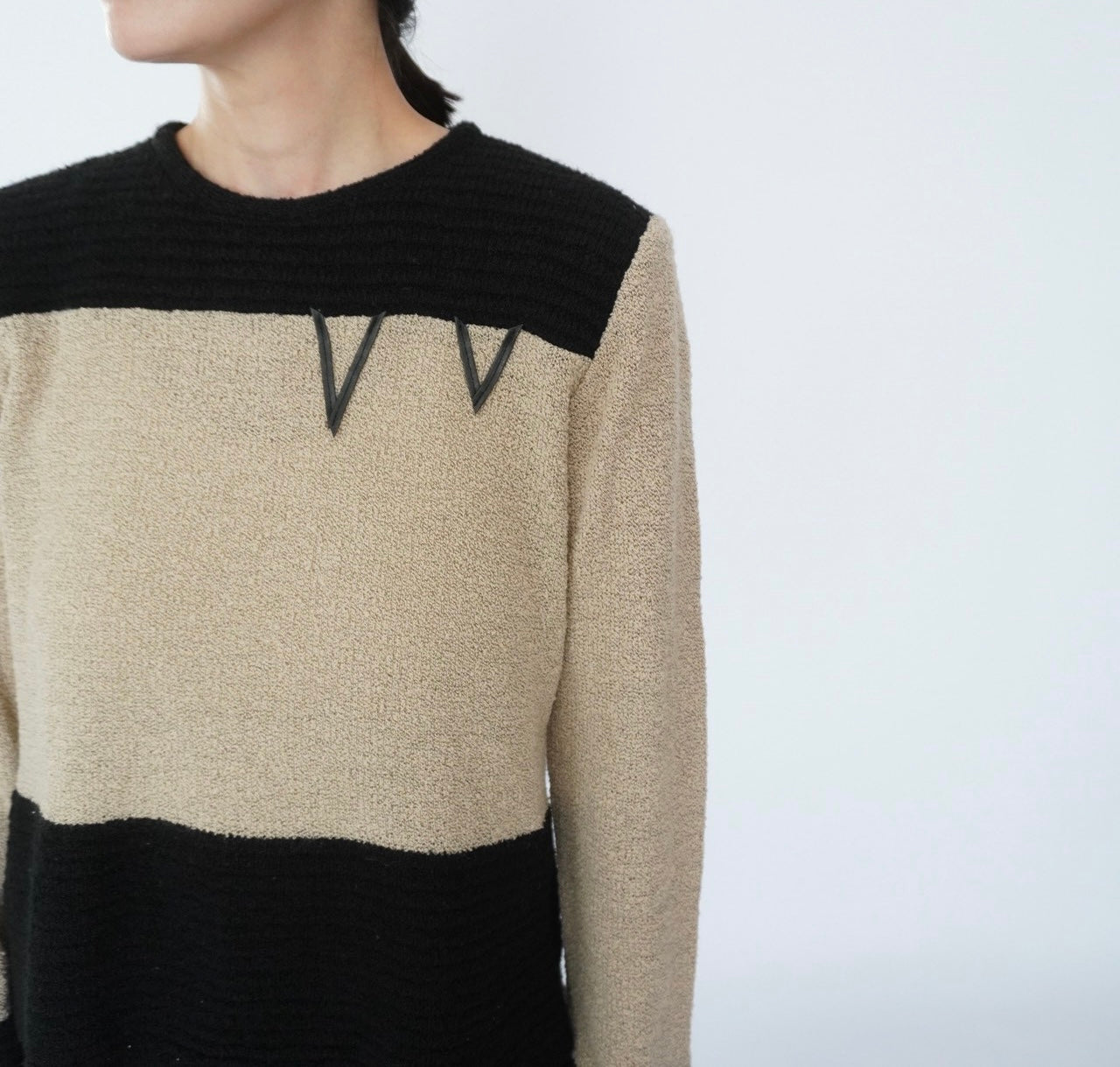 90s Two Tone Design Top