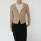 90s Zip Design Ribbed Top Made in UK