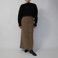 80s Pattern Knit Skirt