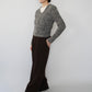 90s Zipped Knit Top