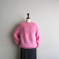 80s Ribbed Design Knit