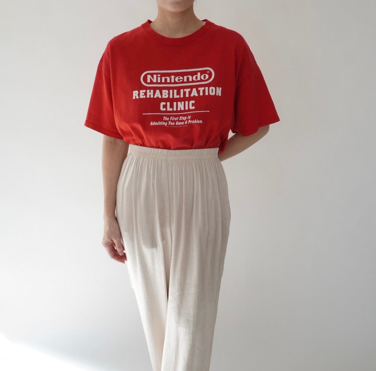 03s "Nintendo" Printed T-shirt