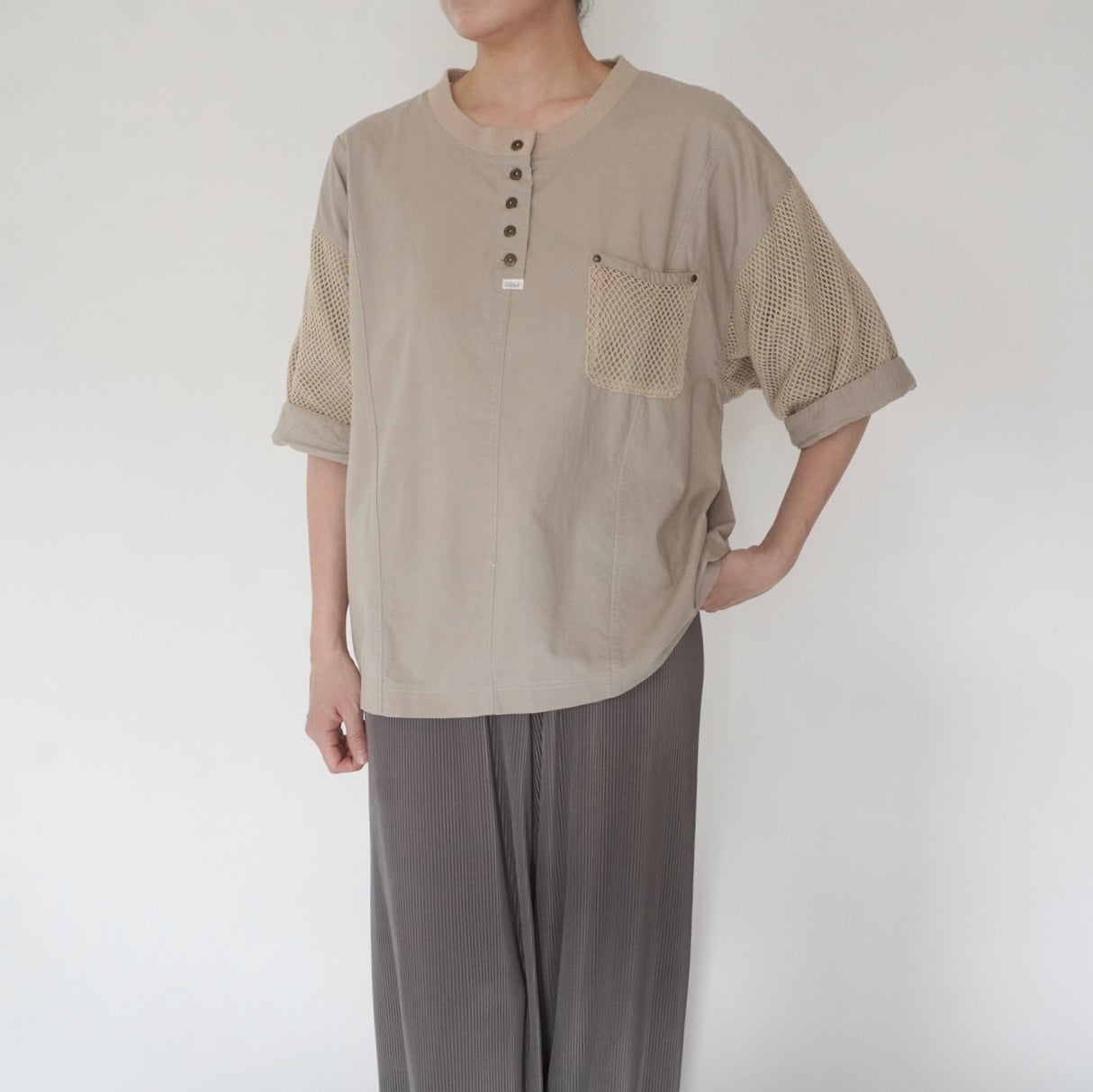 90s Mesh Design Top