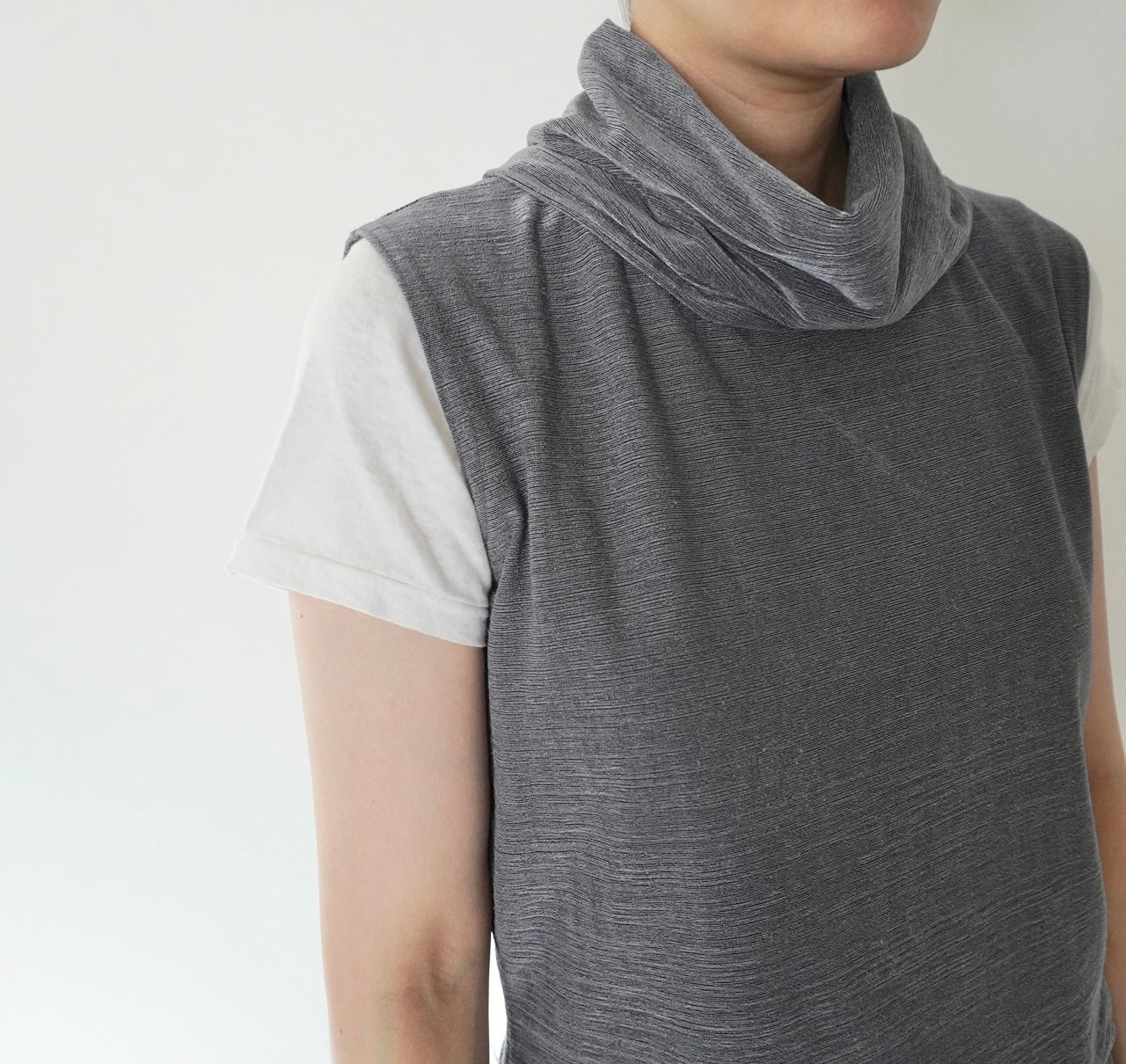 90s Hi Neck Design Top Made in USA