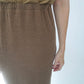 90s Ribbed Maxi Skirt