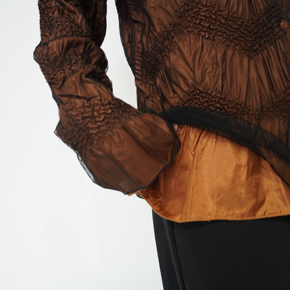 90s Pleat Design Shirt