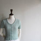 80s Ribbed Zip Top