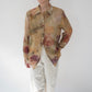 90s Printed Sheer Shirt Made in USA