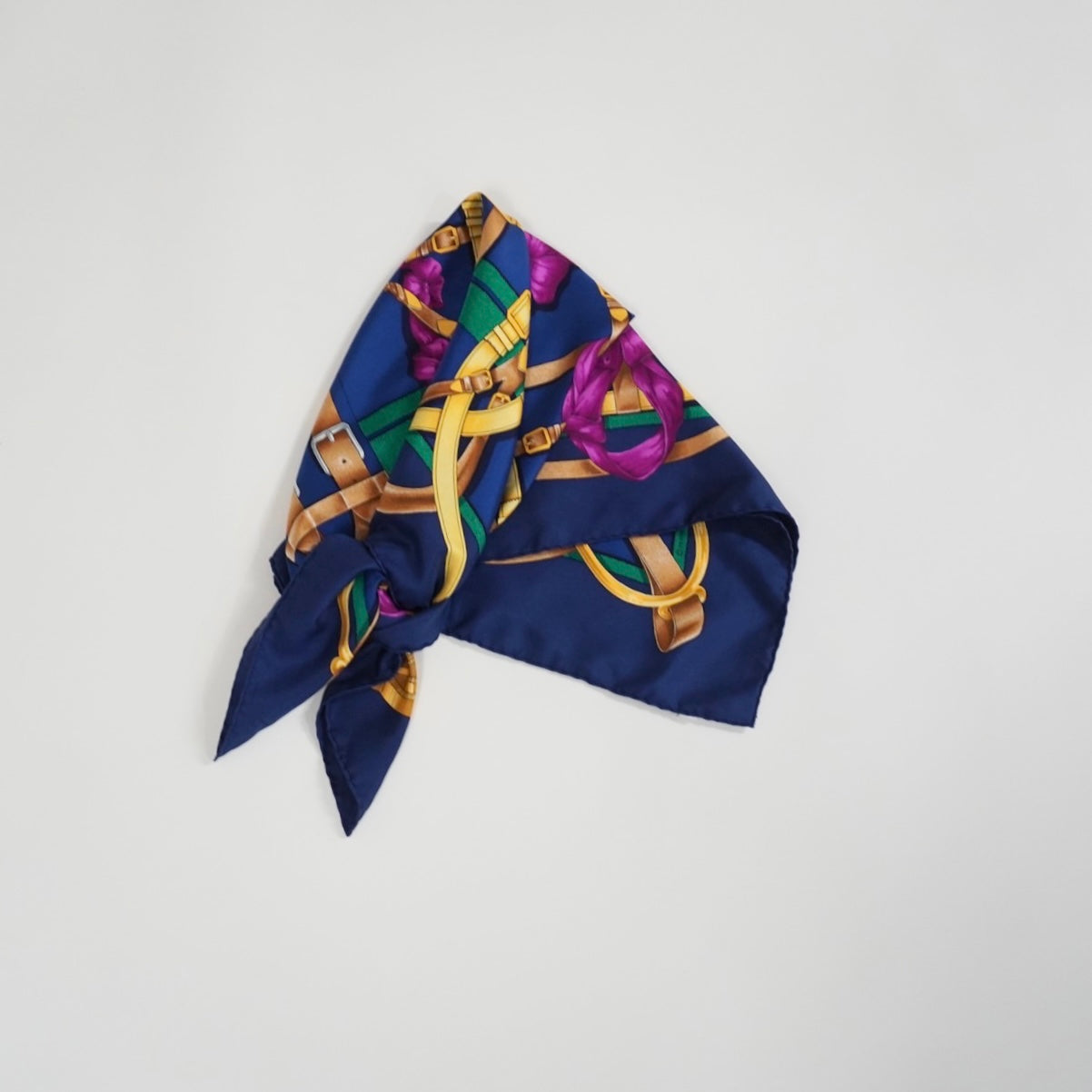 ”Hermes” Silk Scarf Made in France