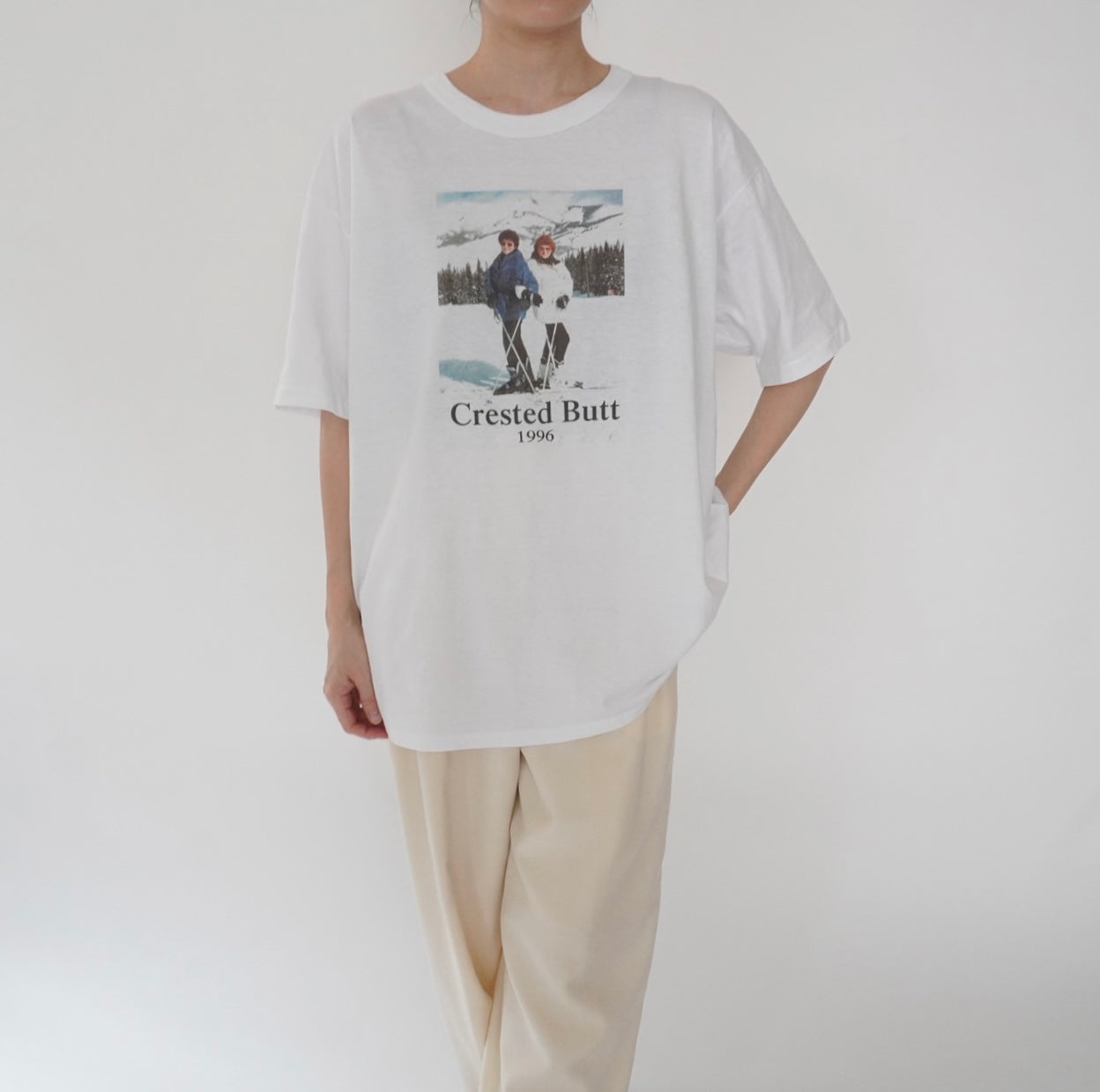90s Photo Printed T-shirt Made in USA