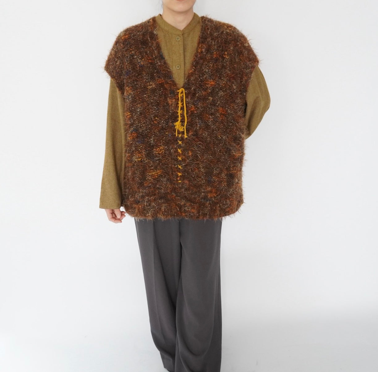 80s Design Mix Knit Vest