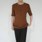 90s Zip Ribbed Top Made in USA