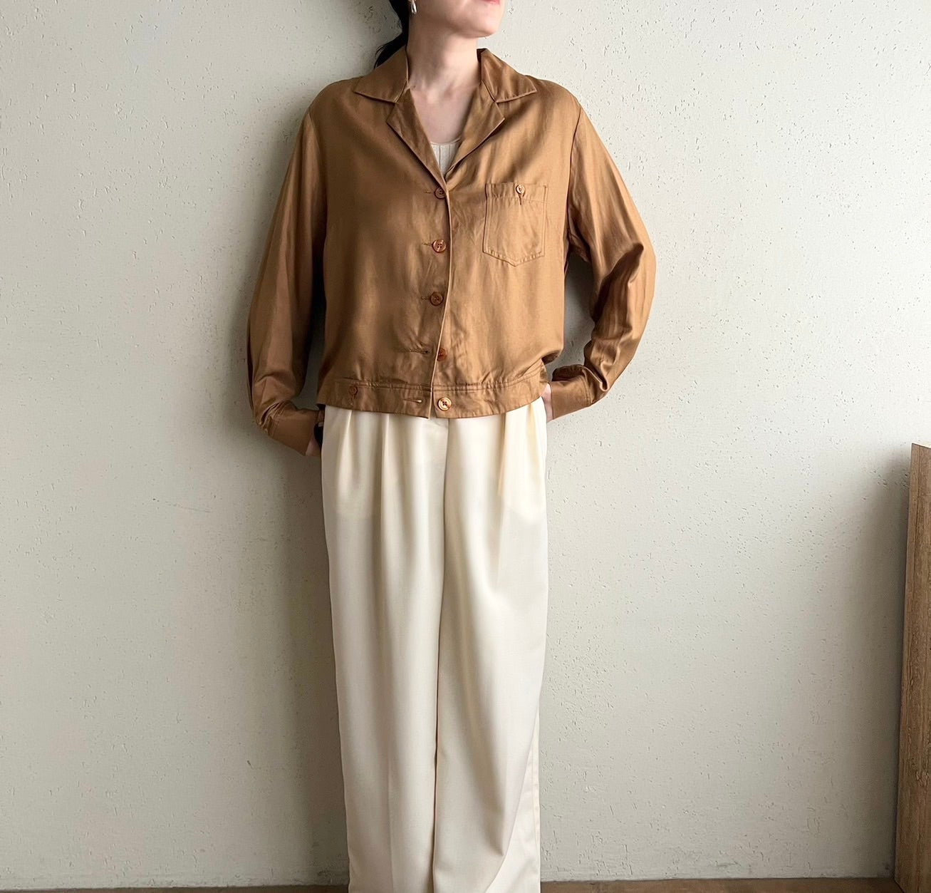 90s"ALBA MODA " EURO Silk Shirt